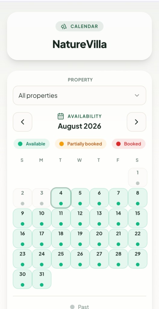 Smart Calendar Availability